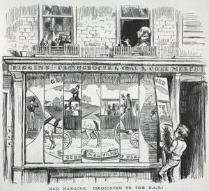 Bad Hanging, Illustration from Punch by English School