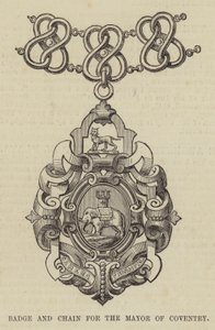 Badge and Chain for the Mayor of Coventry