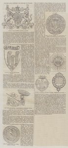 Badges and Mottoes of Princes of Wales by English School