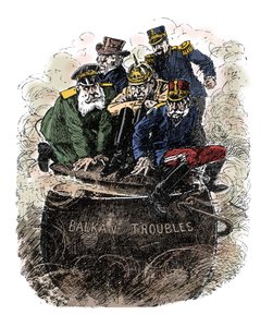 Balkan troubles - The major European powers trying to stifle conflicts in the Balkans by English School