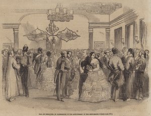 Ball at Singapore, in Celebration of the Anniversary of the Settlement by English School