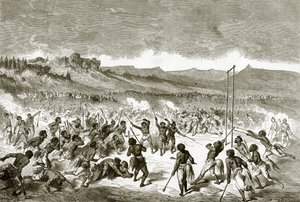 Ball Playing Among the Choctaw Indians
