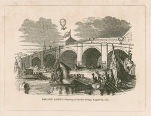 Balloon Ascent at the Opening of New London Bridge by English School