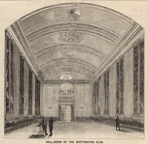 Ballroom of the Whittington Club, London by English School
