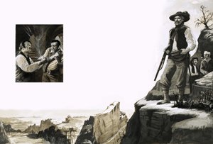 Bandits of the Italian Hills Including (Inset) a Member of the Camorra by English School