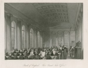 Bank of England, Five Pound Note Office by English School