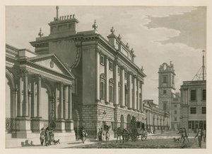 Bank of England, West Wing added by Sir Robert Taylor, 1783 by English School