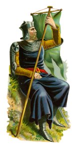 Banner bearer of King Edward I, 1274-1307 by English School