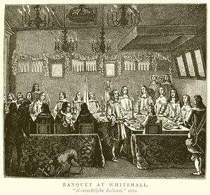 Banquet at Whitehall by English School