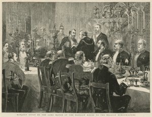 Banquet Given by the Lord Mayor at the Mansion House