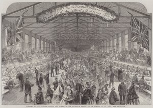 Banquet to the Fusilier Guards and others of Her Majesty