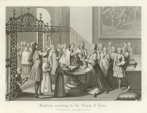 Baptism According to the Church of Rome, 18th Century