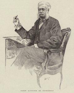 Baron Alphonse de Rothschild by English School