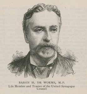 Baron H De Worms, MP, Life Member and Trustee of the United Synagogue Council by English School