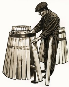 Barrels of Oak by English School