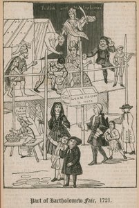 Bartholomew Fair, 1721; Lee and Harpers Booth
