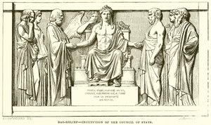 Bas-Relief--Institution of the Council of State