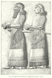 Bas-Relief from Khorsabad by English School