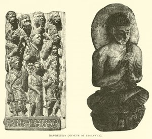 Bas-reliefs, Museum of Peshawur by English School