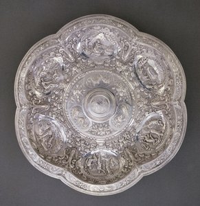 Basin, 1618 by English School
