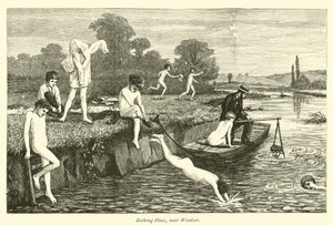 Bathing Place, near Windsor by English School