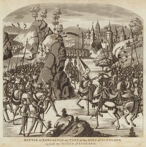 Battle at Newcastle of Tyne of the King of Scotland Against the Queen of England