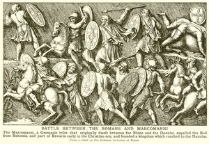 Battle between the Romans and Marcomanni