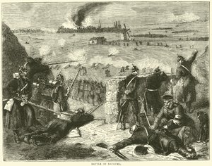 Battle of Bapaume by English School