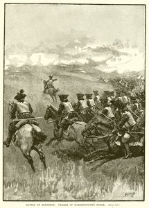 Battle of Blenheim: Charge of Marlborough
