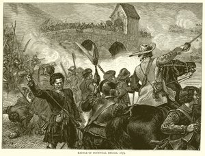 Battle of Bothwell Bridge, 1679 by English School