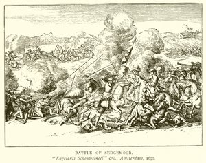 Battle of Sedgemoor by English School