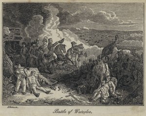 Battle of Waterloo by English School