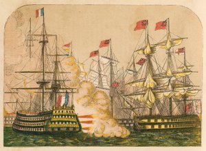Battle of the Nile by English School