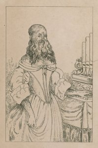 Bearded lady by English School