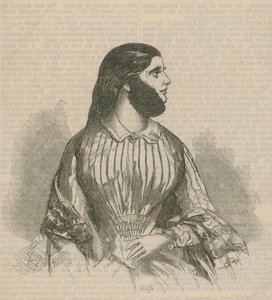 Bearded lady by English School