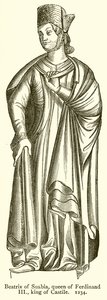 Beatrix of Swabia, Queen of Ferdinand III, King of Castile. 1234