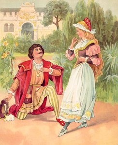 Beauty and the Beast, Here Transformed into a Handsome Prince