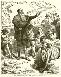 Beginnings of the Kirk: Worship on the Hillside by English School