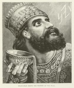 Belshazzar Seeing the Writing on the Wall