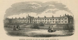 Benevolent Institution for Aged and Infirm Tailors on Haverstock Hill by English School