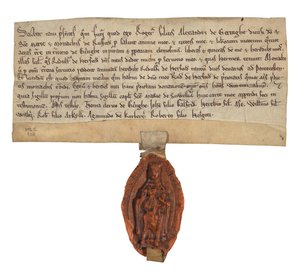 Bequest of Land at Eakring to the Cistercian Abbey of St Mary