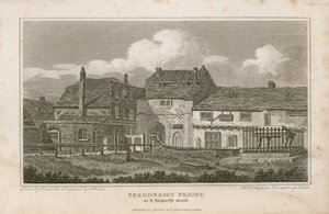 Bermondsey Priory, as it formerly stood by English School