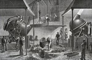 Bessemer Process, Steel Works, Sheffield