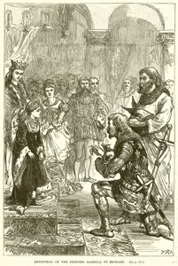 Betrothal of the Princess Isabella to Richard by English School