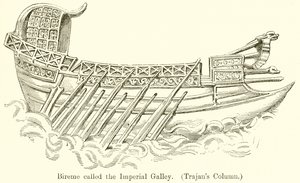 Bireme Called the Imperial Galley by English School