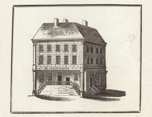 Birthplace of Dr Johnson, Litchfield, Staffordshire by English School