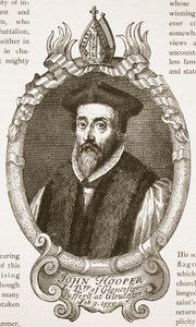 Bishop Hooper, illustration from The Church of England: A History for the People by H.D.M. Spence-Jones