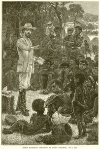 Bishop Mackenzie Preaching to Negro Children by English School