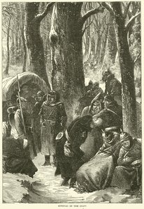 Bivouac in the Snow, November 1870 by English School