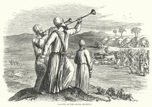 Blowing of the Silver Trumpets by English School